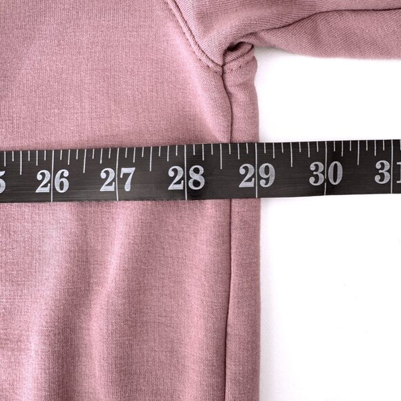 Old Navy ROSEBLOOM Pink Mauve 2X Oversized Live-In French-Terry Tunic Hoodie - Picture 7 of 11